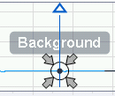 Spectrum extraction cursor for background
spectrum