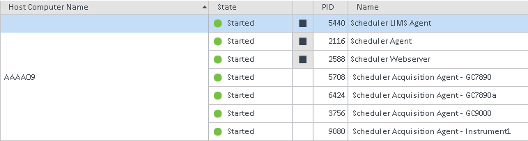 Restart Sample
Scheduler Instrument Agents
