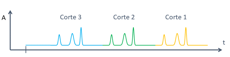 Sinal do detector ²D continuo ("sinal de diagnóstico")