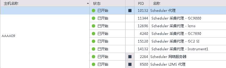 重启 Sample Scheduler 仪器代理